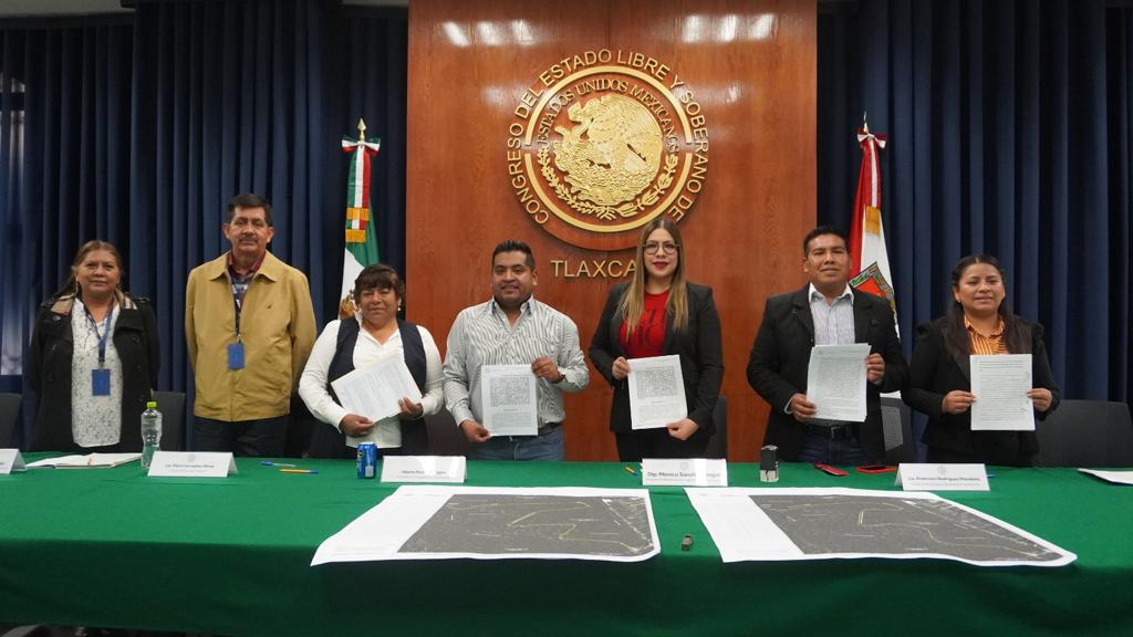 Encabeza diputada Mónica Sánchez, firma de convenio para definir límites territoriales intermunicipales
