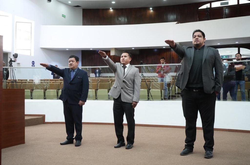 Congreso del Estado de Tlaxcala toma protesta de Ley a integrantes de las comisión especial para el municipio de Xicohtzinco
