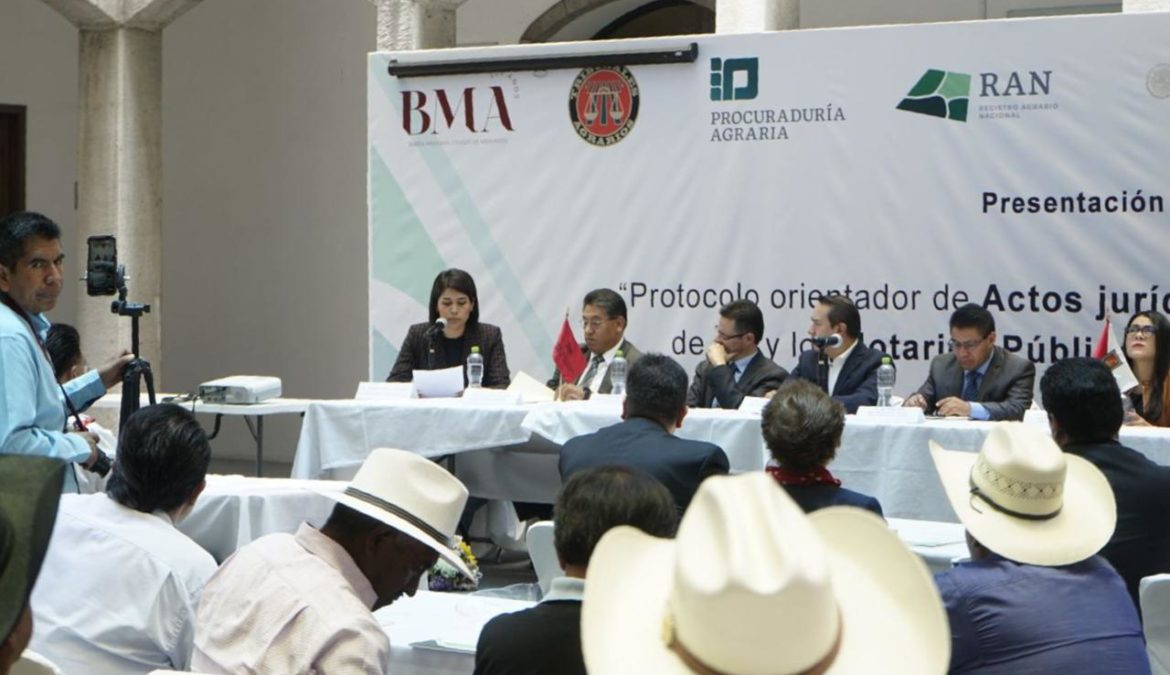 Participa Diana Torrejón Rodríguez en la presentación del protocolo orientador de actos jurídico-agrarios