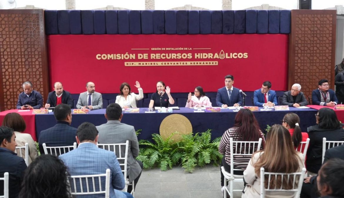 Se instala la Comisión de Recursos Hidráulicos de la LXV Legislatura