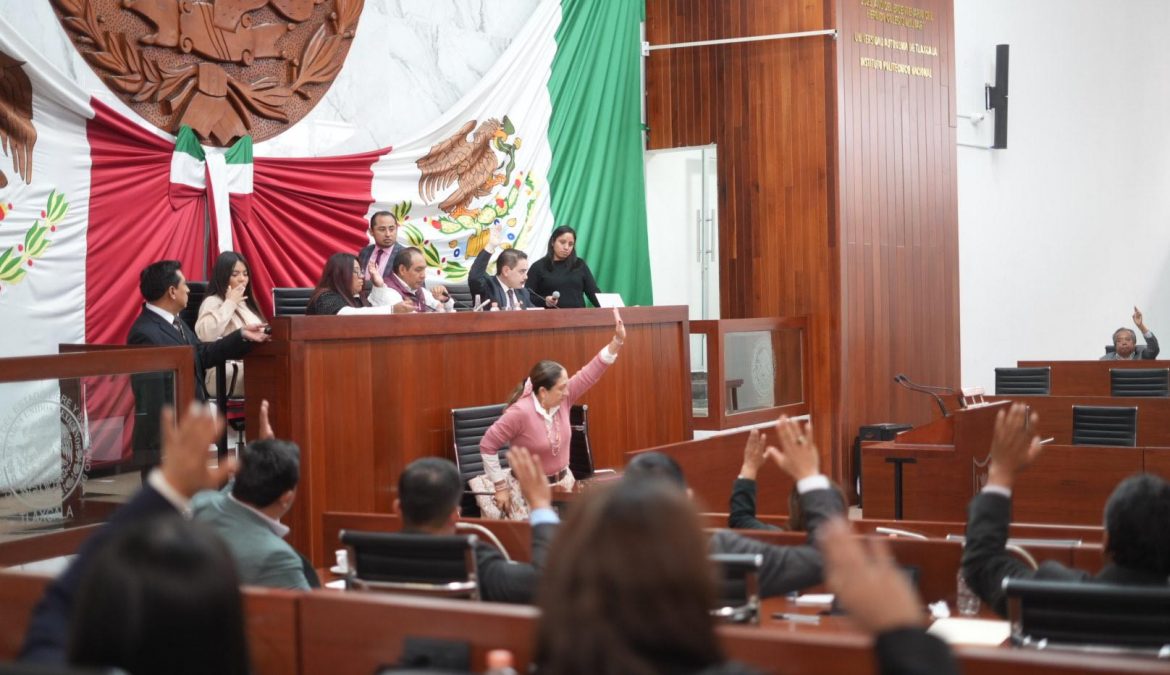 Aprueban legisladores reformas y adiciones a la Ley Orgánica del Tribunal Electoral de Tlaxcala