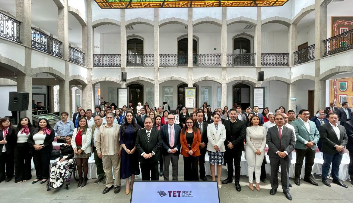 Conmemoran en el Congreso el Noveno Aniversario del Tribunal Electoral de Tlaxcala