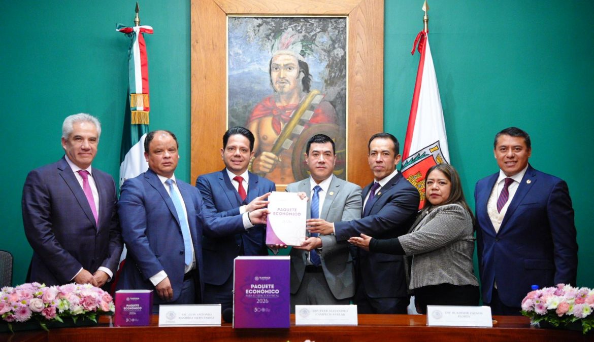 Recibe Congreso del Estado el Paquete Económico 2026 Recibe Congreso del Estado el Paquete Económico 2026