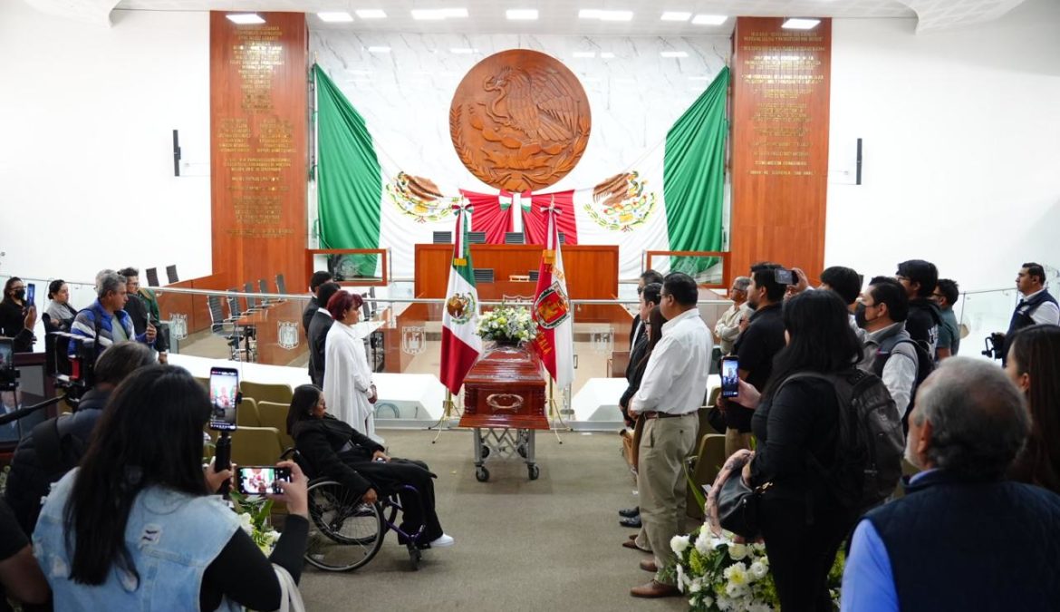 Rinde Congreso de Tlaxcala homenaje póstumo a ex legislador Nahum Atonal Ortiz