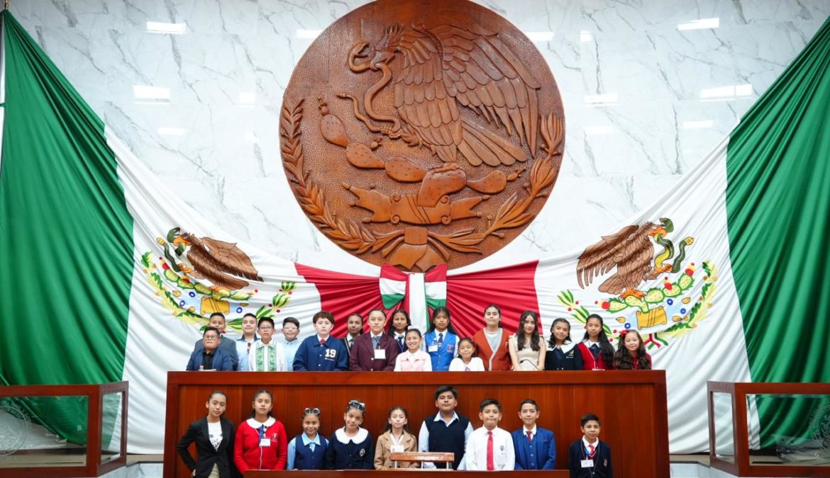 Alzan la voz niñas y niños en el XVII Parlamento Infantil 2026 del Congreso del Estado