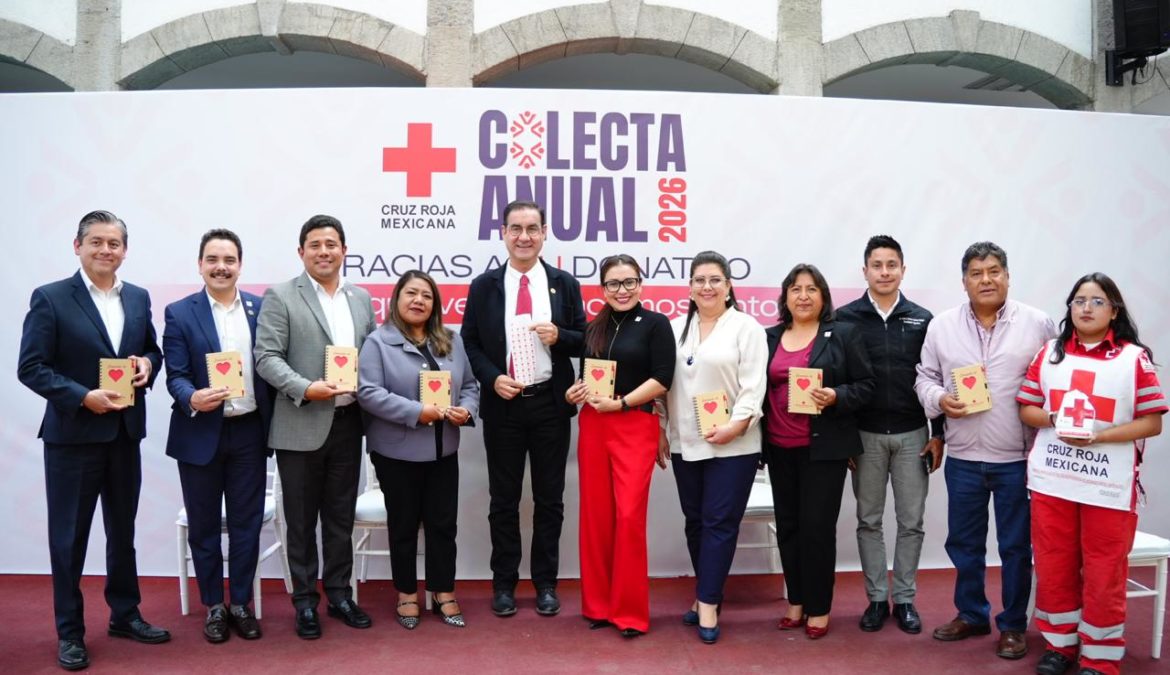 Arranca colecta de la Cruz Roja en el Congreso de Tlaxcala