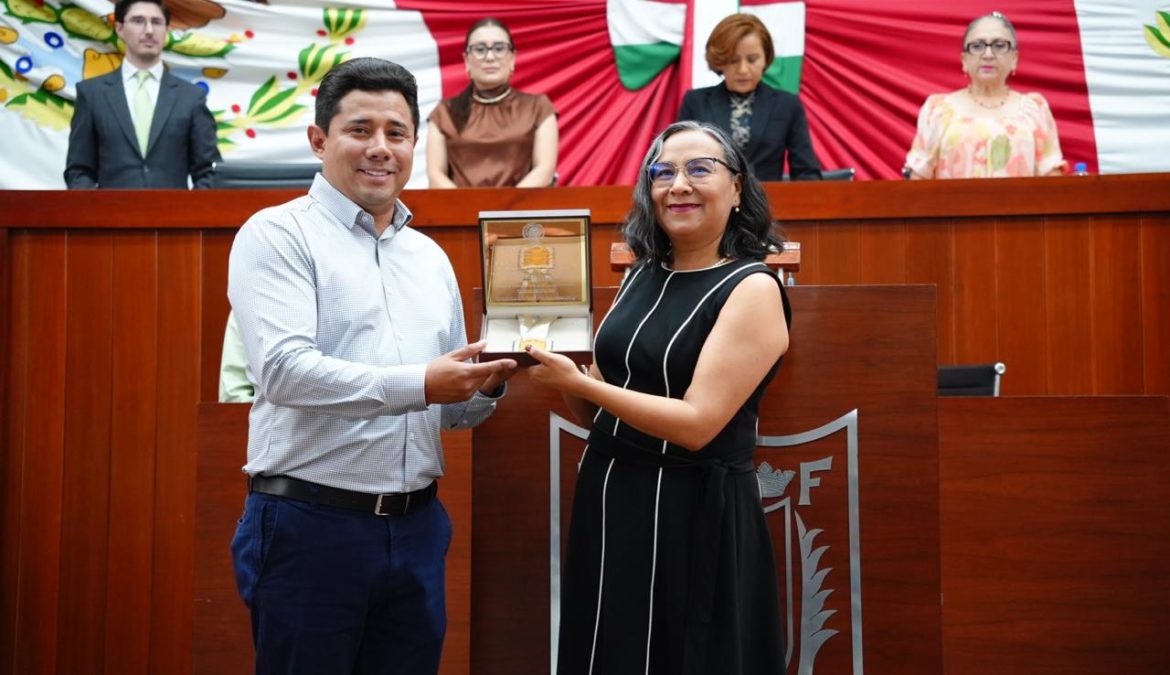 Entrega Congreso de Tlaxcala Presea “José Arámburu Garreta 2026” a Marisol Nava Hernández