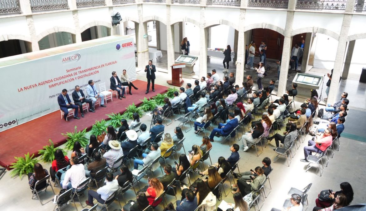 Realizan en el Congreso del Estado Seminario en materia de transparencia y digitalización en Tlaxcala
