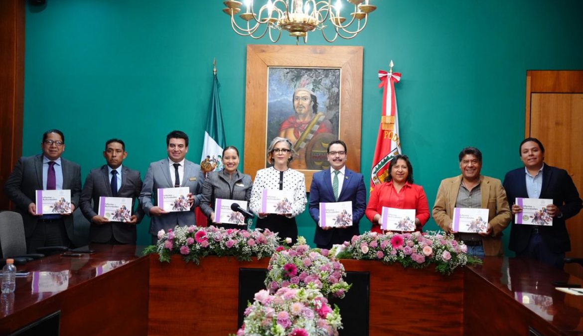 Recibe Congreso del Estado informe anual de actividades de la CEDHT