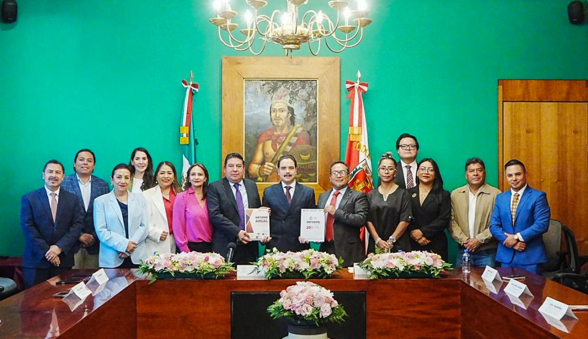 Recibe Congreso del Estado informe anual del Sistema Anticorrupción de Tlaxcala correspondiente al periodo 2025-2026