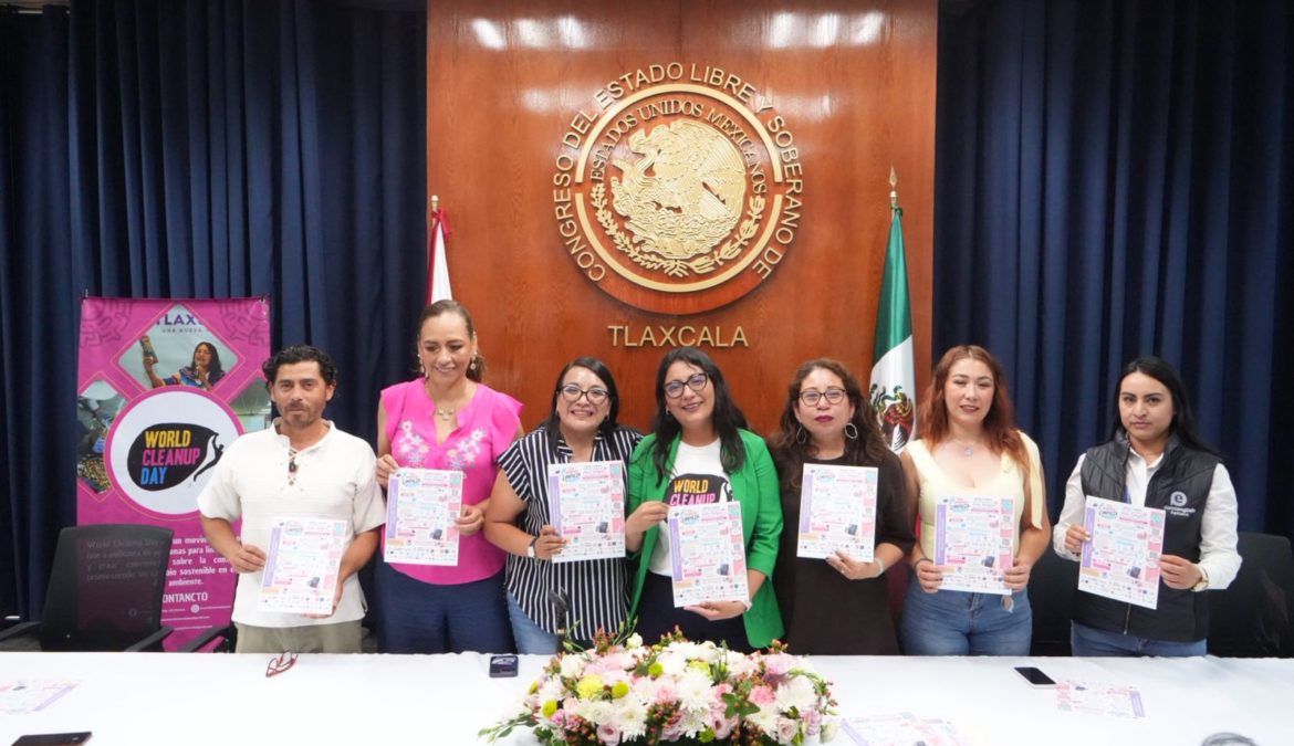 Respalda Laura Flores actividades por el Día Mundial de la Limpieza en Tlaxcala